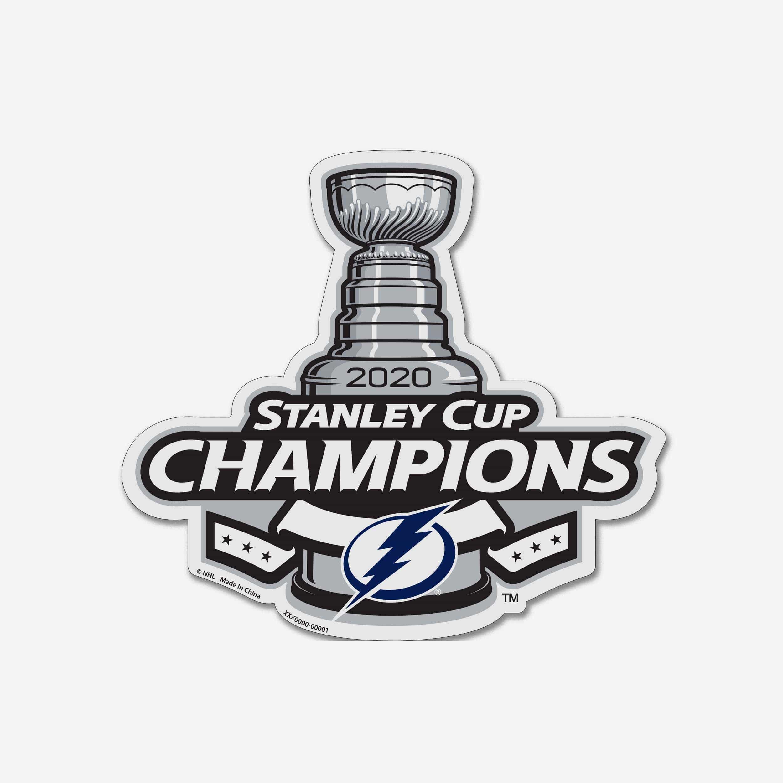 Tampa Bay Lightning Large Decal Sticker, 2020 NHL Stanley Cup