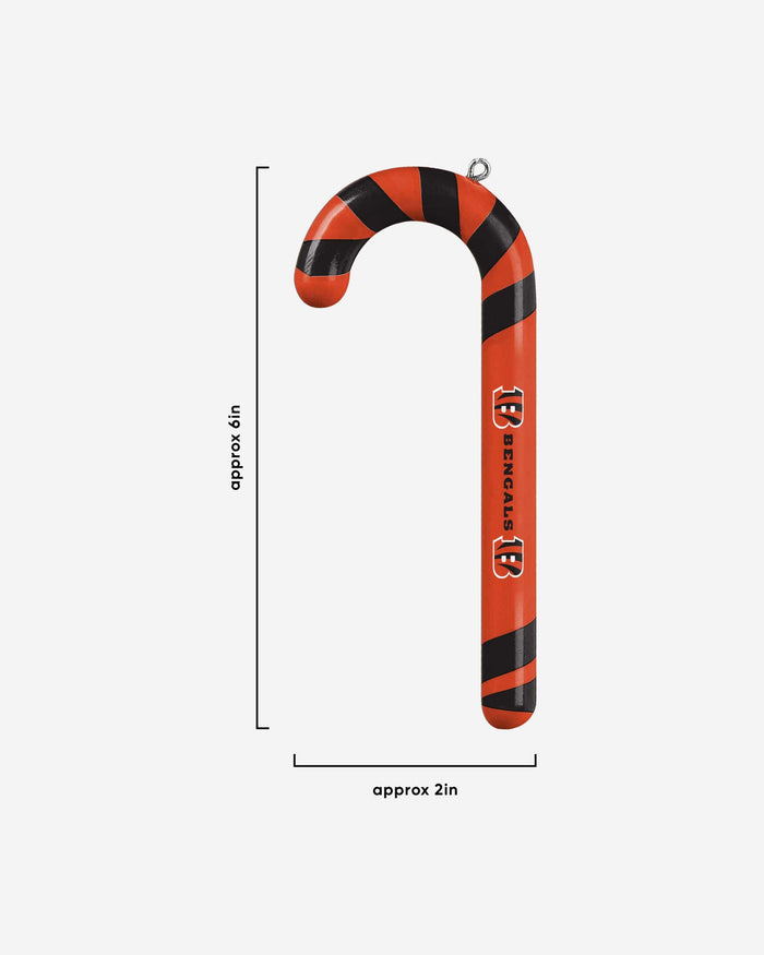 Cincinnati Bengals 12 Pack Candy Cane Ornament Set FOCO - FOCO.com