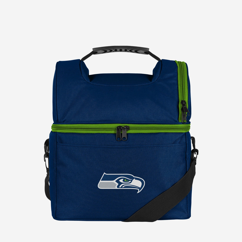 Seattle Seahawks Solid Double Compartment Cooler FOCO - FOCO.com