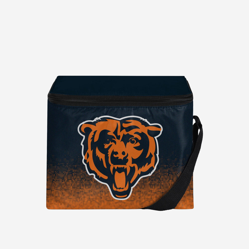 Chicago Bears Big Logo Gradient 6 Pack Cooler FOCO - FOCO.com