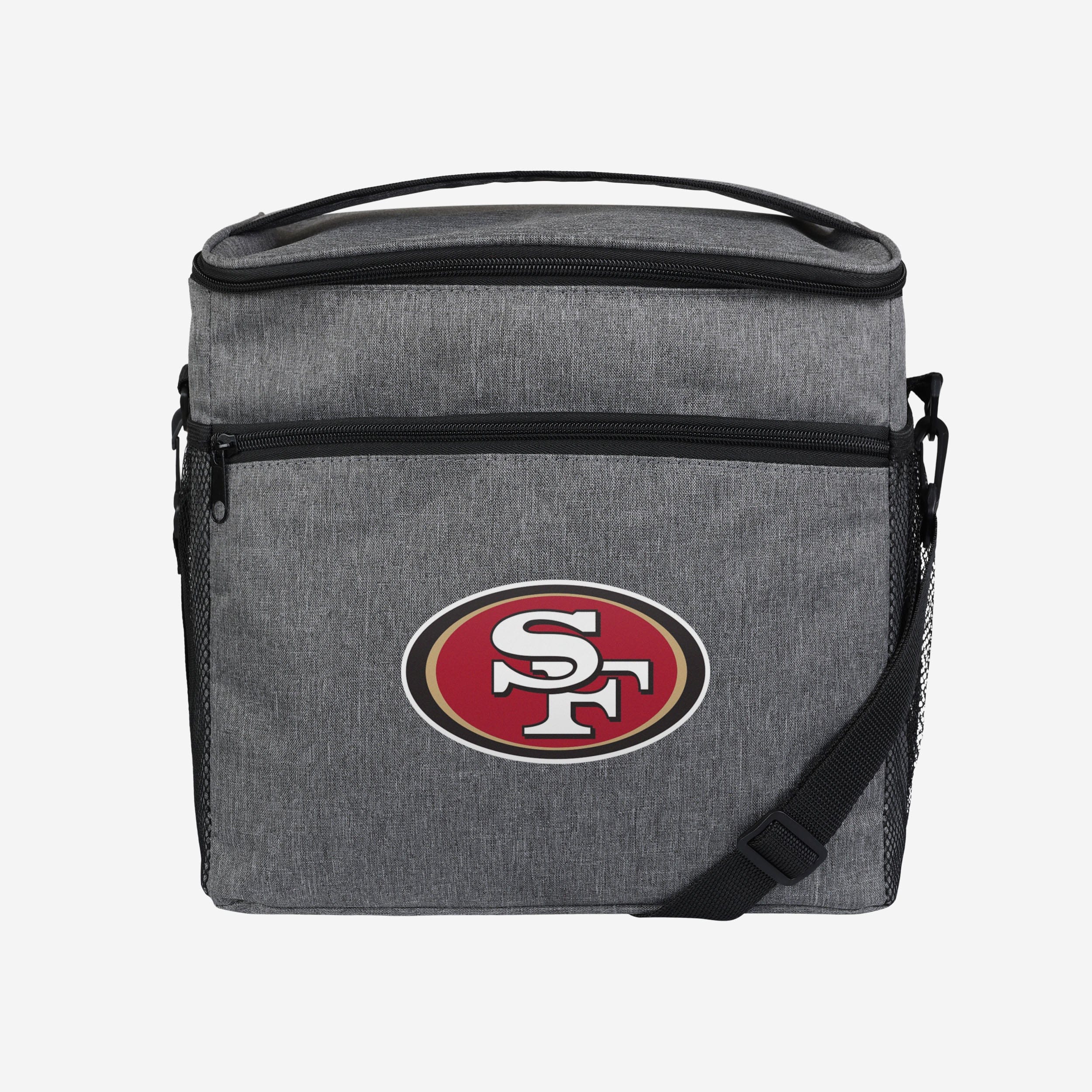 San Francisco 49ers Heather Grey Tailgate 24 Pack Cooler FOCO