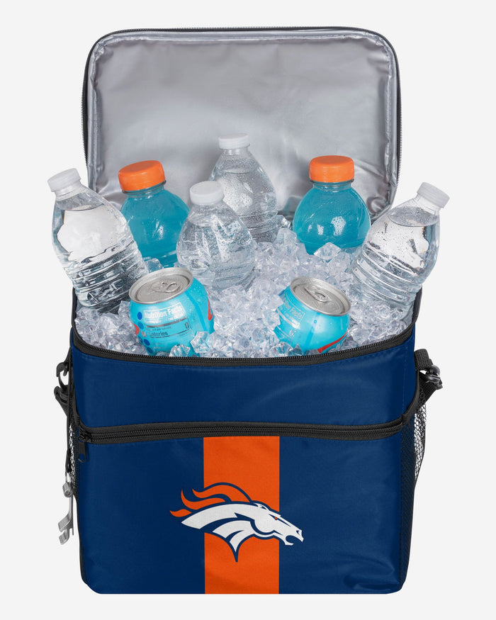 Denver Broncos Team Stripe Tailgate 24 Pack Cooler FOCO - FOCO.com