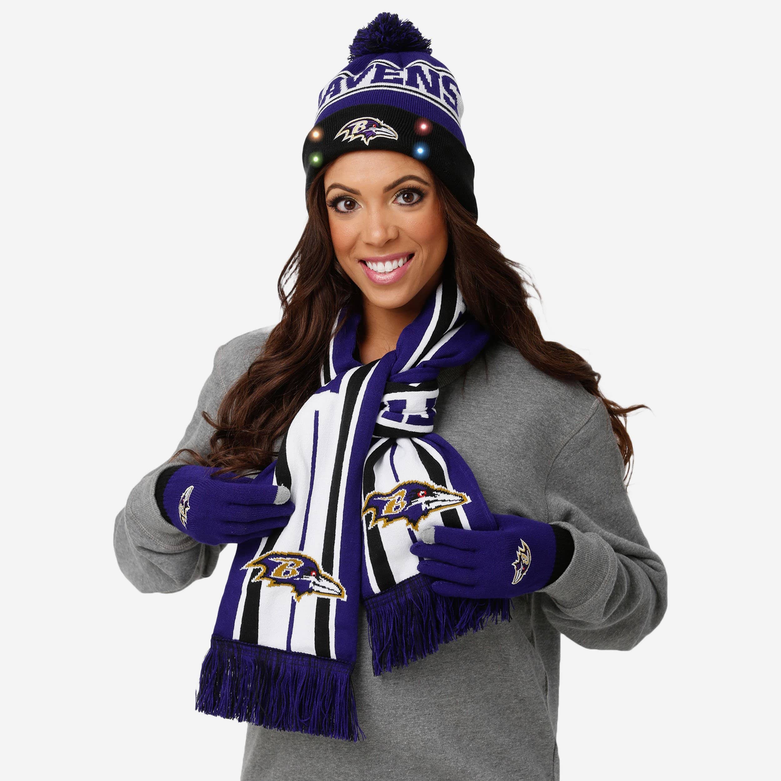 Baltimore Ravens Cold Weather Gear, Ravens Winter Jackets & Coats, Ravens  Beanie Hat