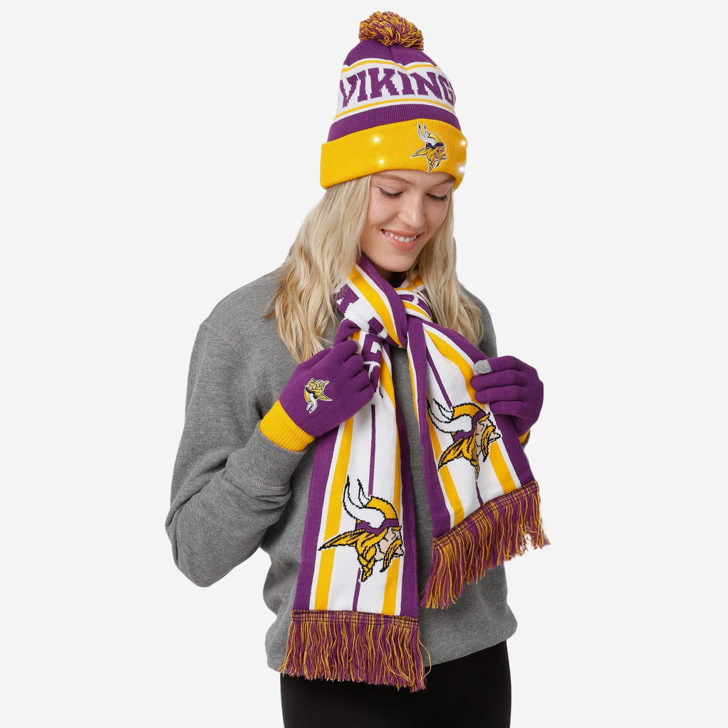 Minnesota Vikings Snow Stealer Cold Weather Set FOCO - FOCO.com