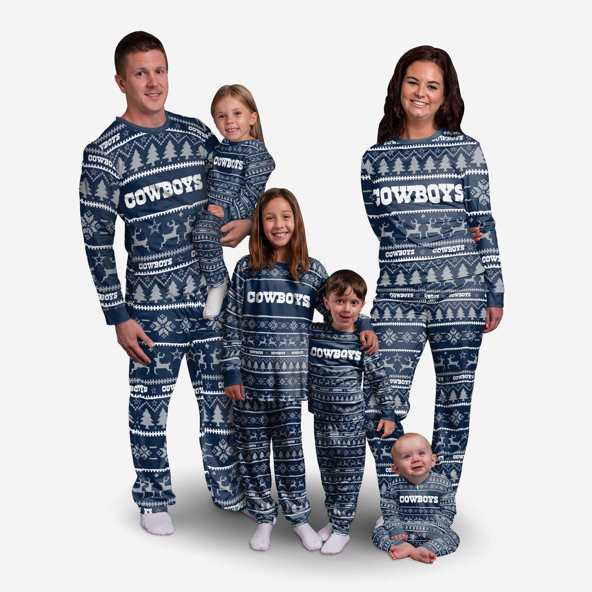 Dallas Cowboys Toddler Family Holiday Pajamas