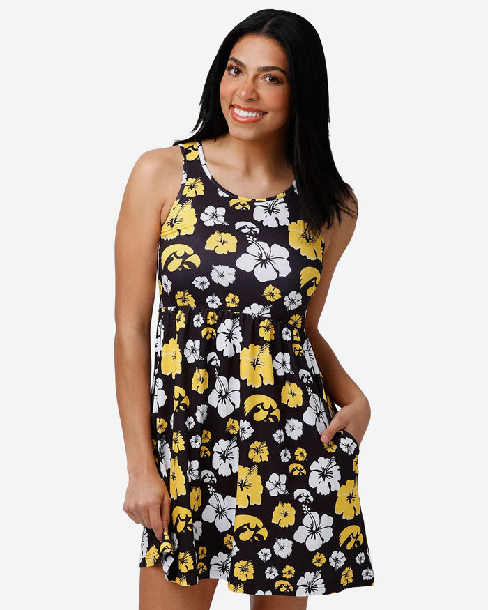 Iowa Hawkeyes Womens Fan Favorite Floral Sundress FOCO S - FOCO.com