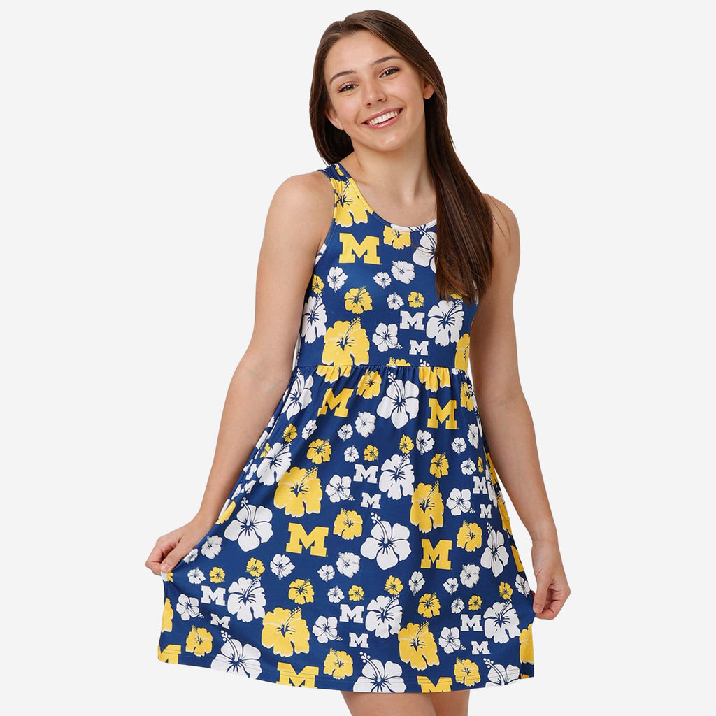 Michigan Wolverines Womens Fan Favorite Floral Sundress FOCO