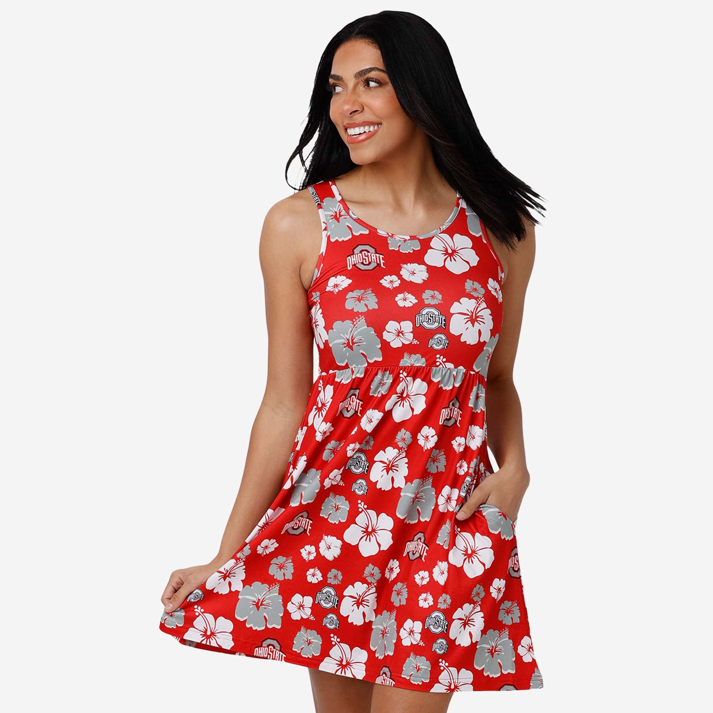 Women's FOCO Royal Buffalo Bills Floral Sundress