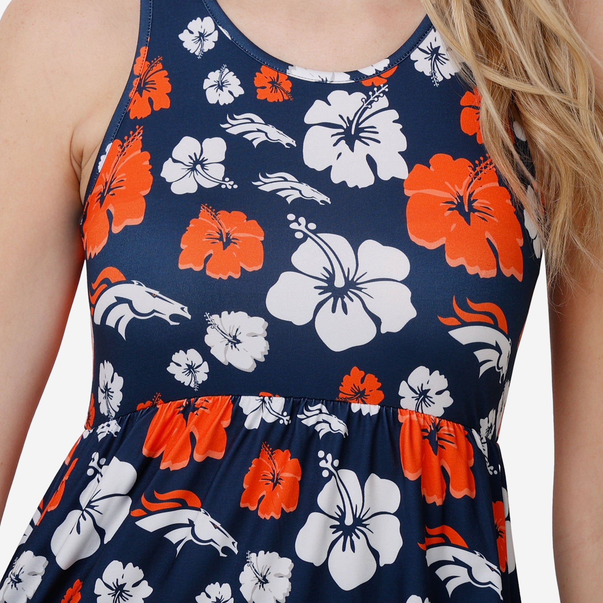 Denver Broncos Womens Fan Favorite Floral Sundress in 2023