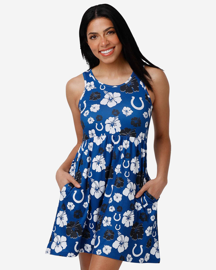 Women's New York Yankees FOCO Navy Floral Sundress