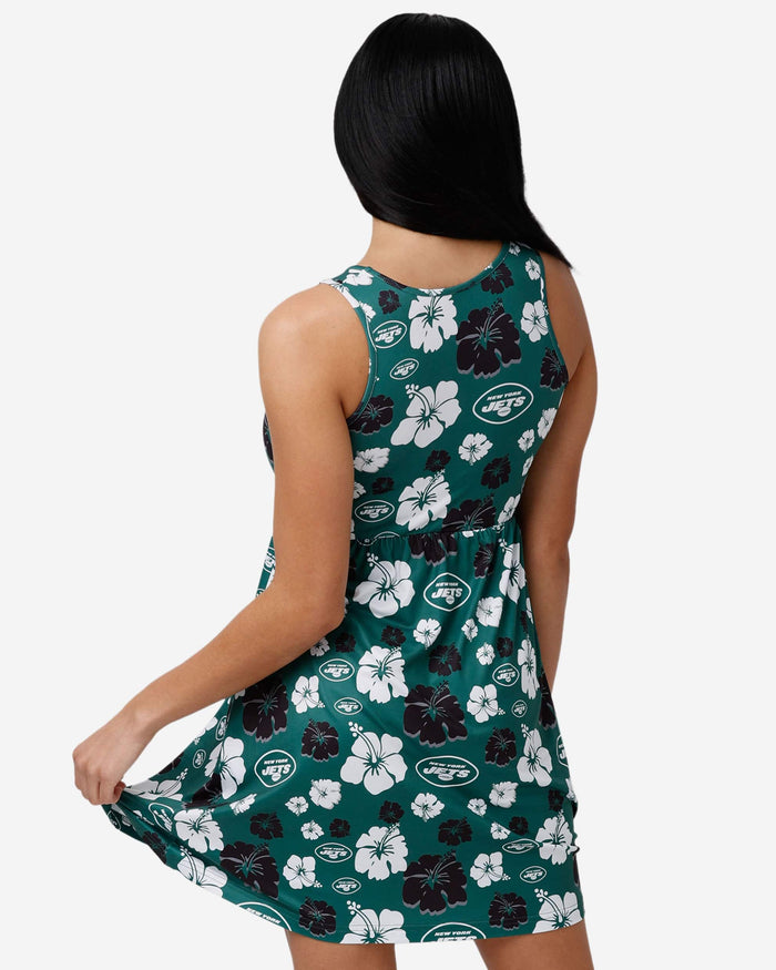 New York Jets Womens Fan Favorite Floral Sundress FOCO - FOCO.com