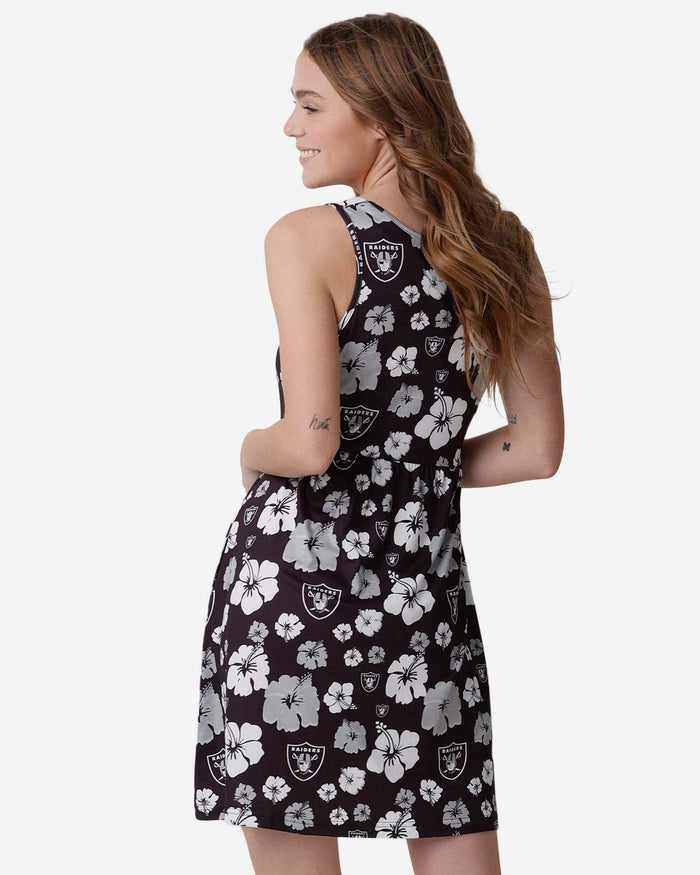 Las Vegas Raiders Womens Fan Favorite Floral Sundress FOCO - FOCO.com