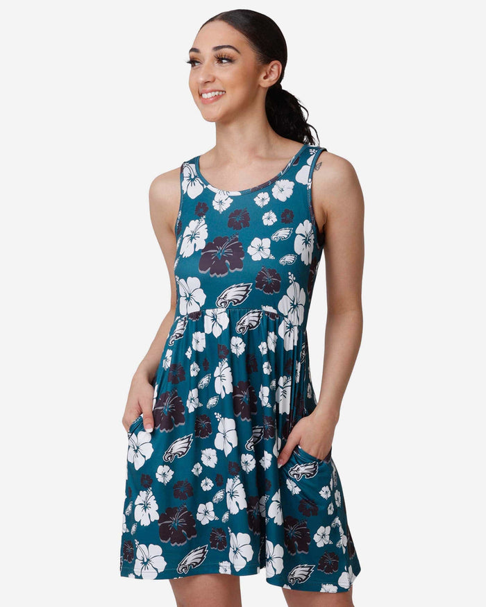 FOCO Philadelphia Eagles NFL Womens Fan Favorite Floral Sundress