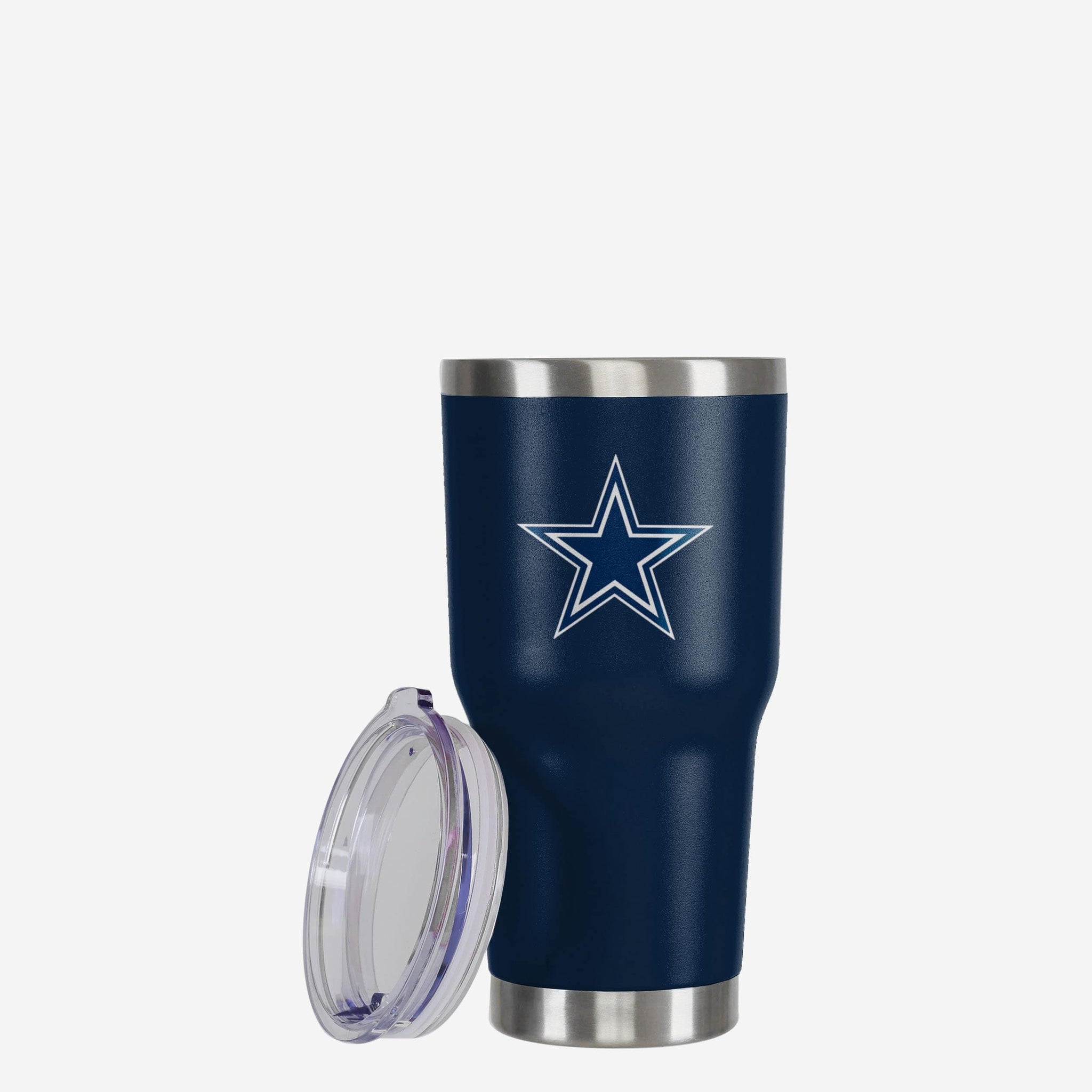 Logo Brands Dallas Cowboys 30-fl oz Stainless Steel White Cup Set of: 1 at