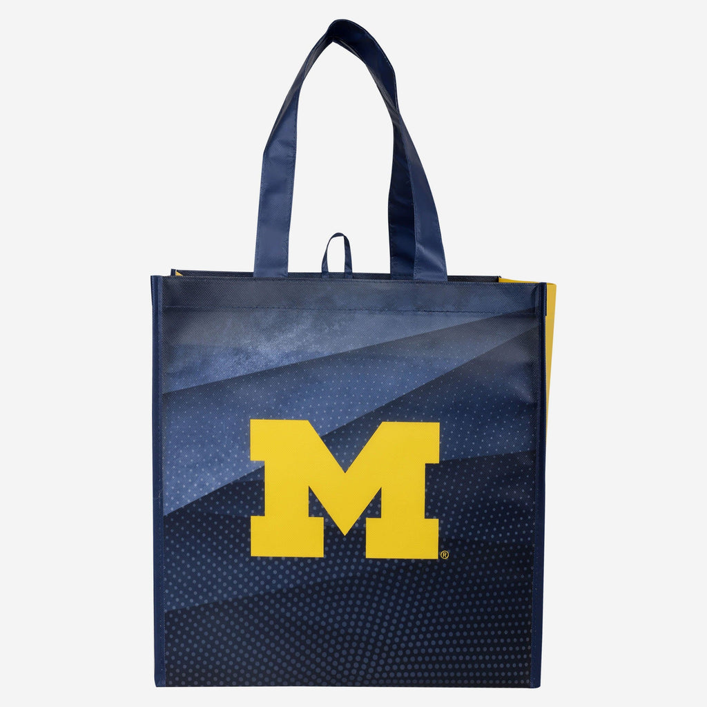 Michigan Wolverines 4 Pack Reusable Shopping Bag FOCO - FOCO.com