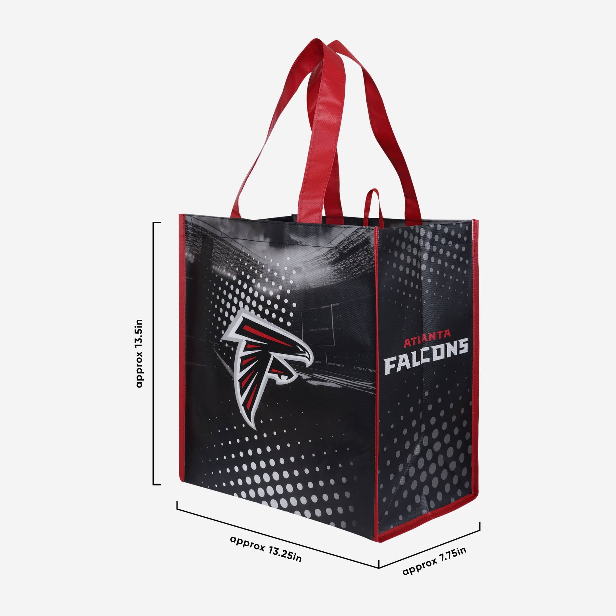 Atlanta Falcons NFL 4 Pack Reusable Shopping Bag