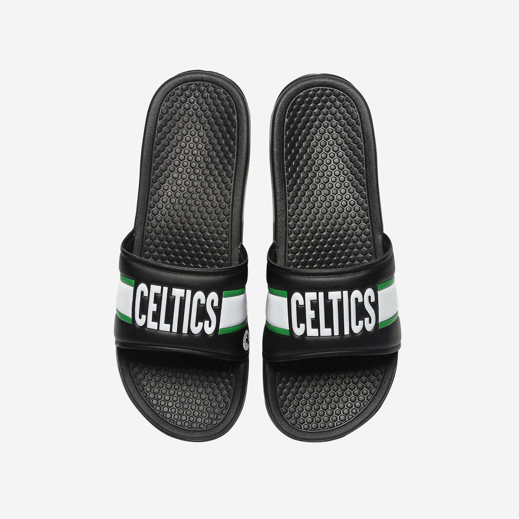 Boston Celtics Raised Wordmark Slide FOCO S - FOCO.com