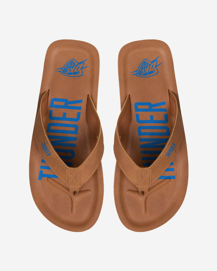 Oklahoma City Thunder Color Pop Contour Flip Flop FOCO S - FOCO.com