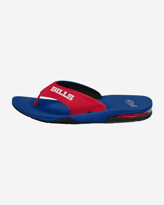 Buffalo Bills Team Color Contour Flip Flop FOCO - FOCO.com