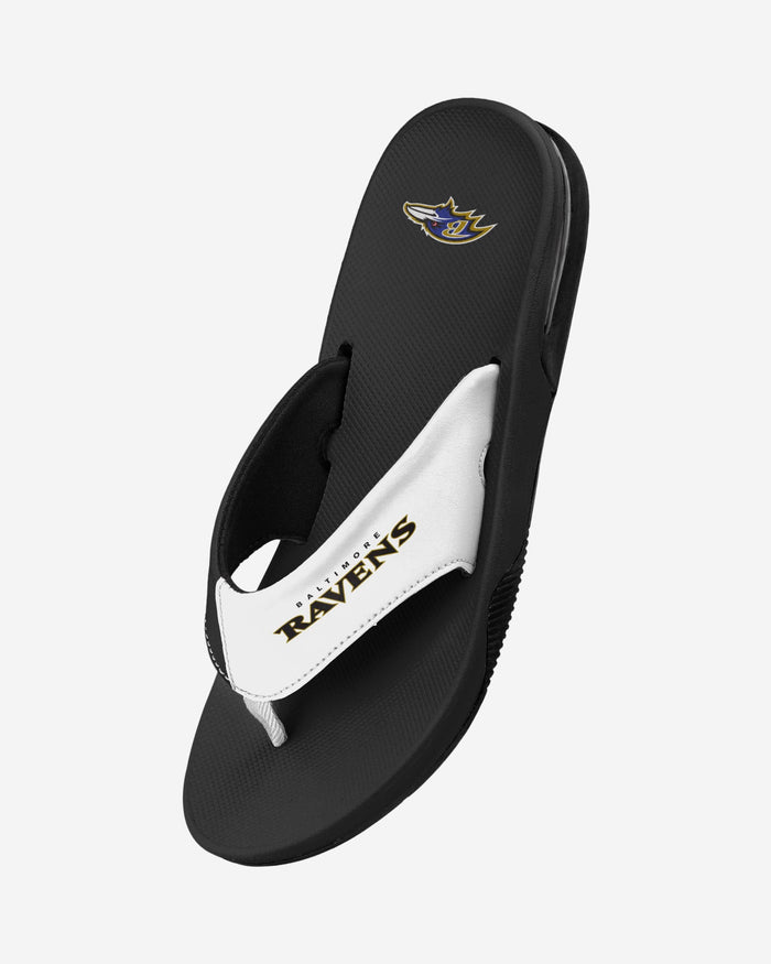 Baltimore Ravens Team Color Contour Flip Flop FOCO - FOCO.com