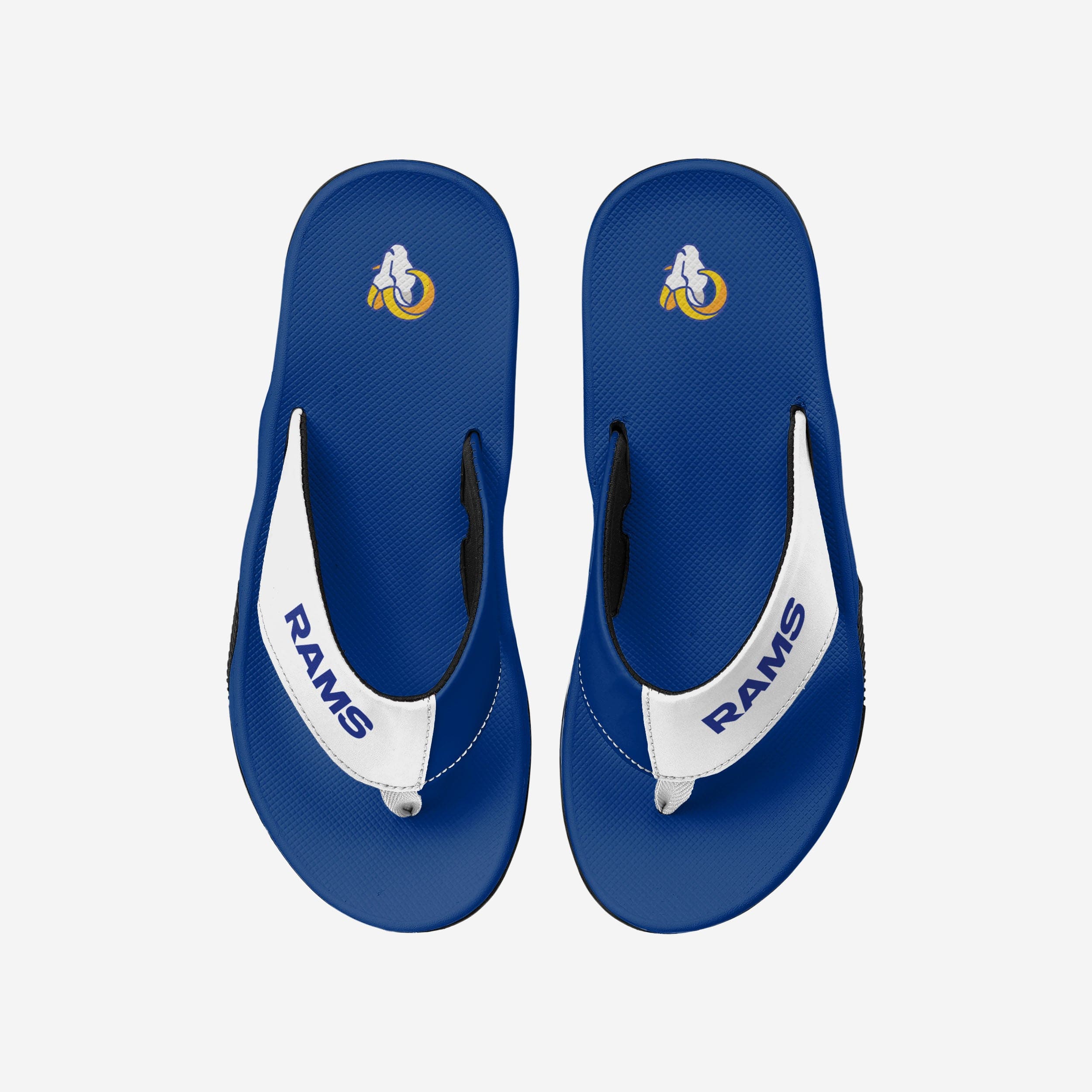 Lids Los Angeles Rams FOCO Color Pop Flip-Flop Sandals