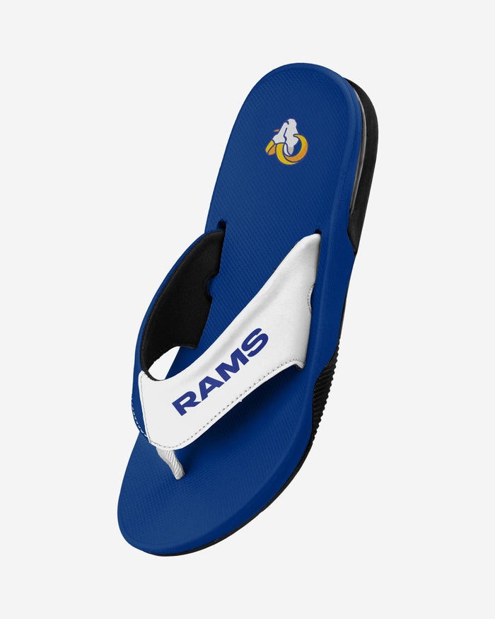 Los Angeles Rams Team Color Contour Flip Flop FOCO - FOCO.com