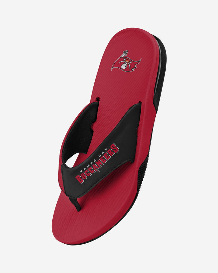 Tampa Bay Buccaneers Team Color Contour Flip Flop FOCO - FOCO.com