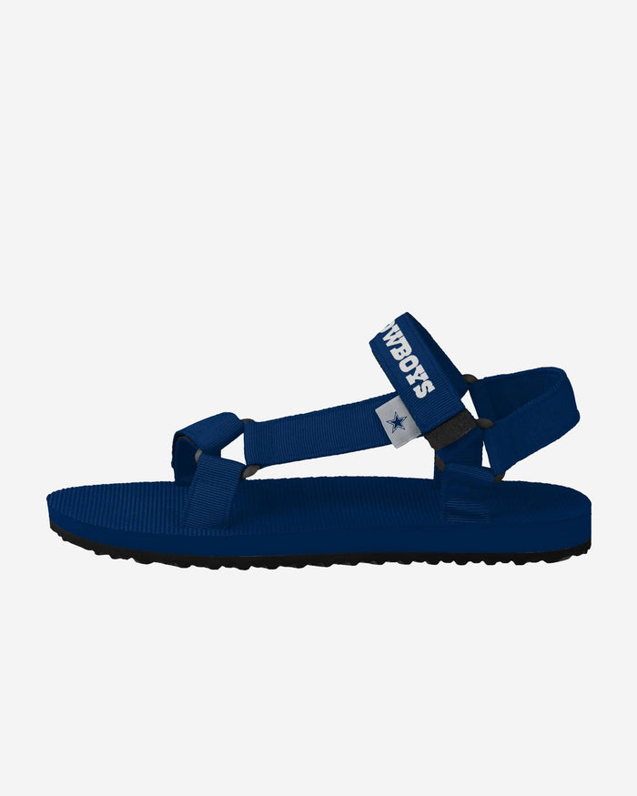 Dallas Cowboys Mens Solid Strap Sandal FOCO - FOCO.com