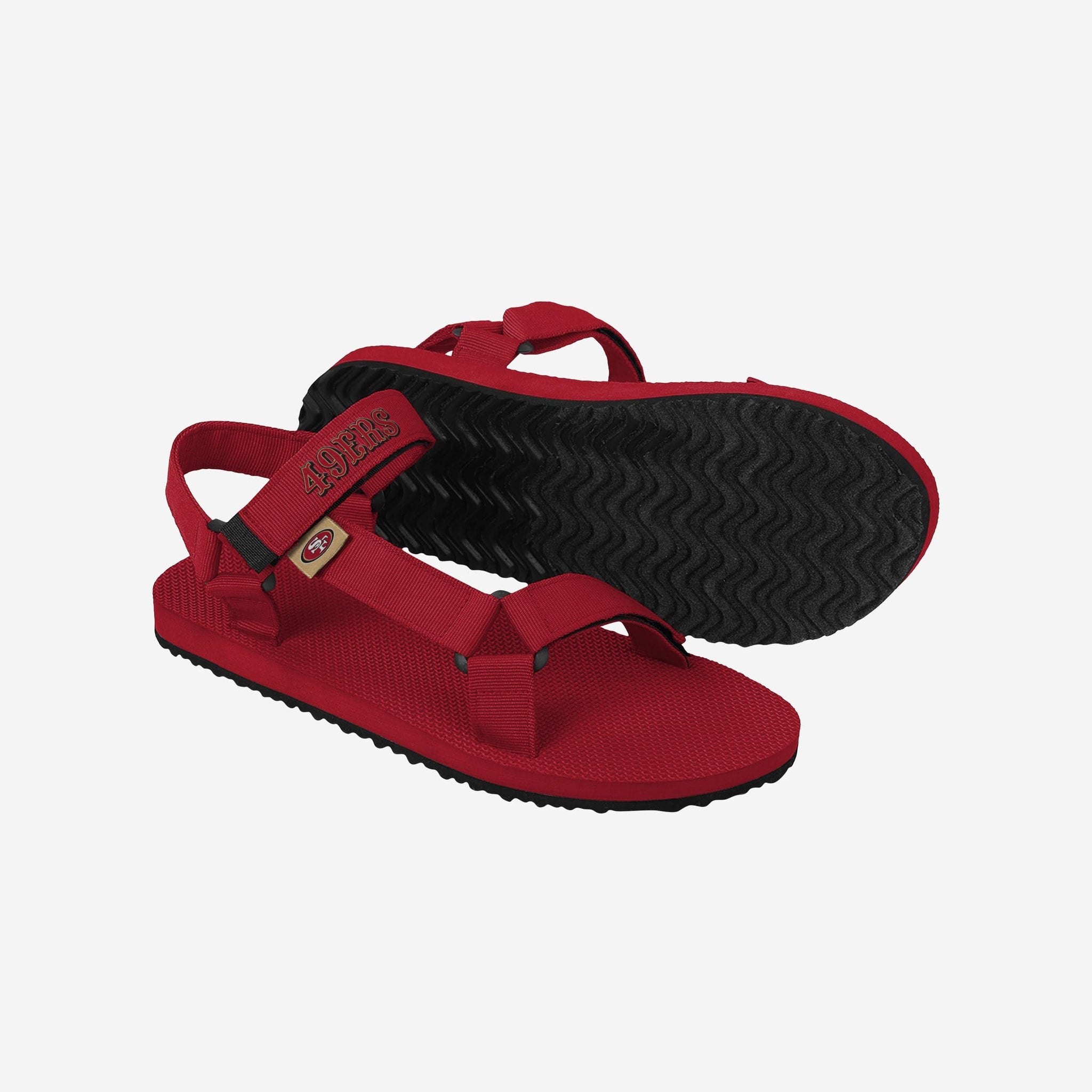 San Francisco 49ers FOCO Retro Gel Slide Sandals