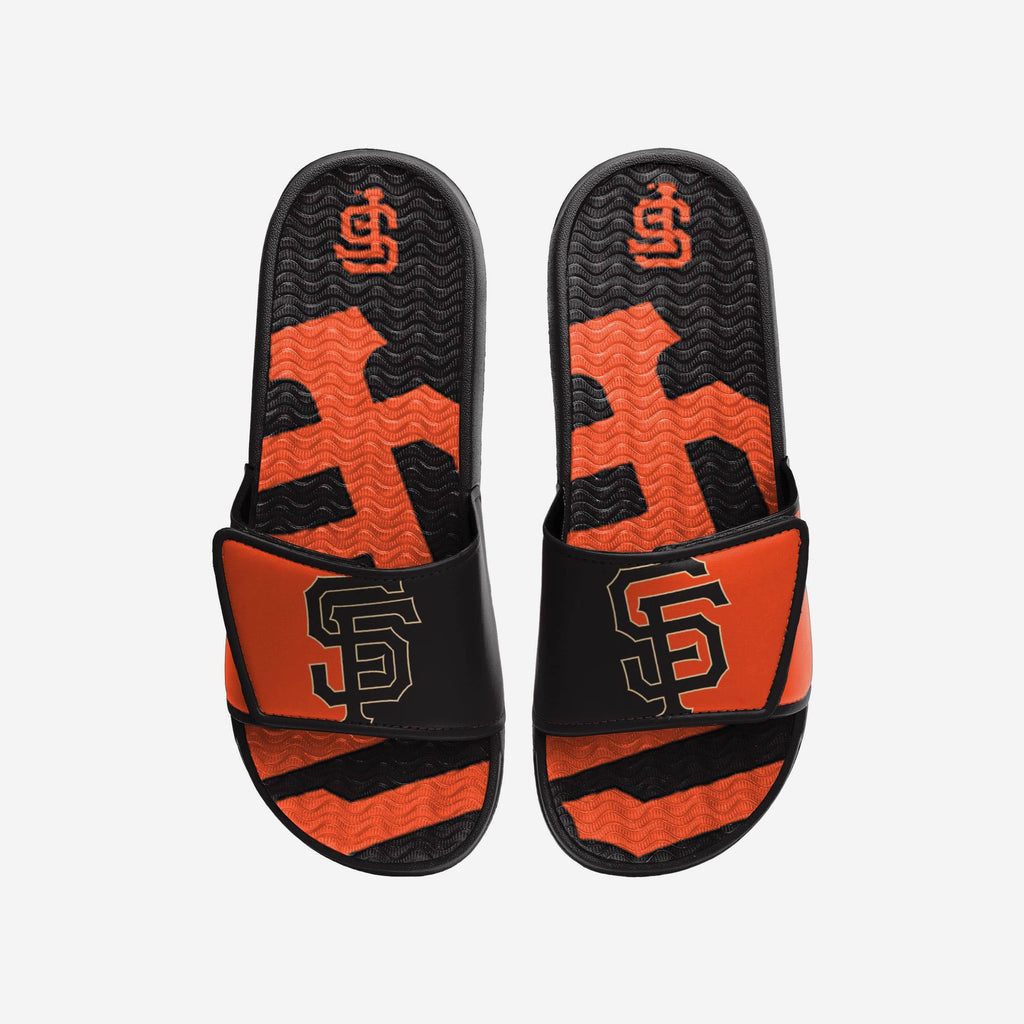 San Francisco Giants Colorblock Big Logo Gel Slide FOCO S - FOCO.com