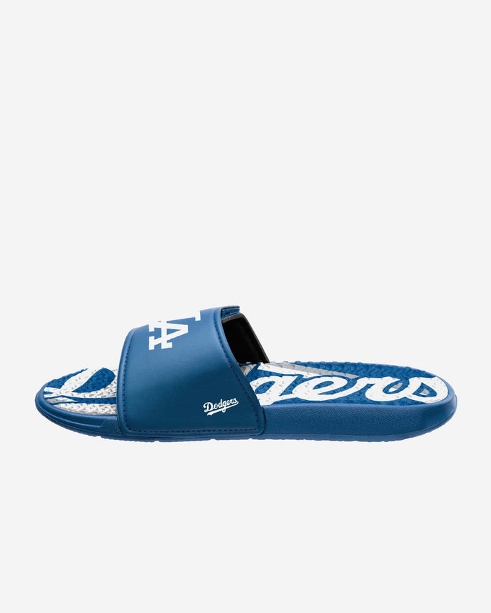 Los Angeles Dodgers Bold Wordmark Gel Slide FOCO - FOCO.com