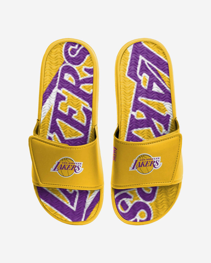 Los Angeles Lakers Bold Wordmark Gel Slide FOCO S - FOCO.com