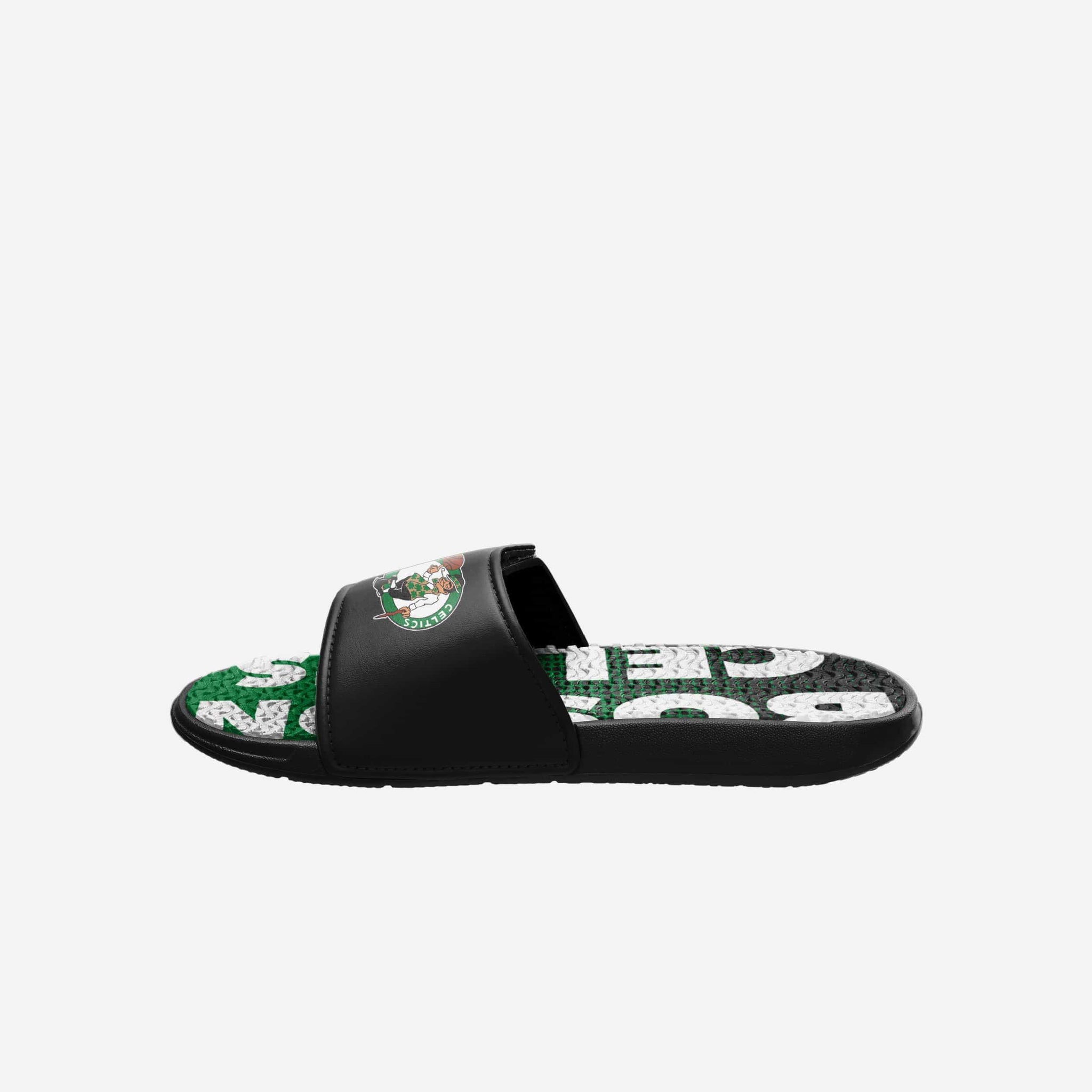 Boston Celtics Gradient Wordmark Gel Slide FOCO