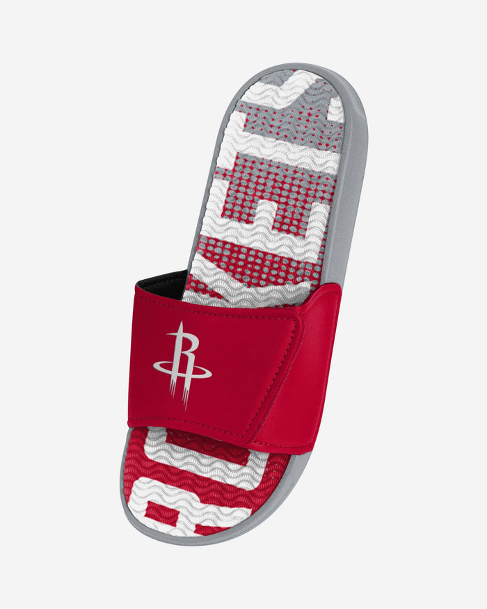 Houston Rockets Gradient Wordmark Gel Slide FOCO - FOCO.com