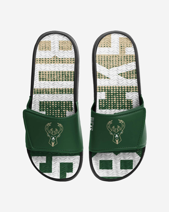 Boston Celtics Gradient Wordmark Gel Slide FOCO