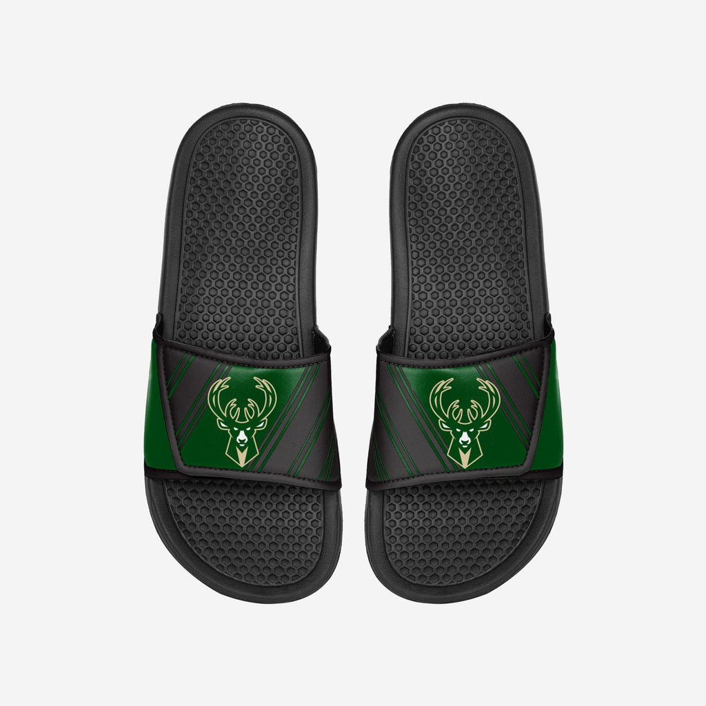 Milwaukee Bucks Legacy Velcro Sport Slide FOCO