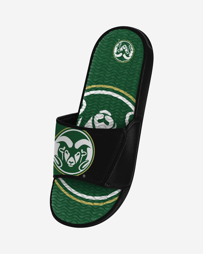 Colorado State Rams Colorblock Big Logo Gel Slide FOCO - FOCO.com