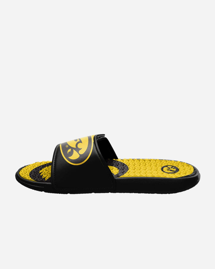 Iowa Hawkeyes Colorblock Big Logo Gel Slide FOCO - FOCO.com