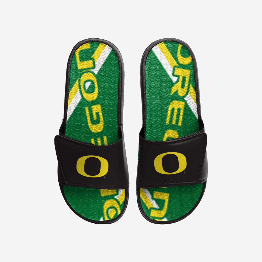 Oregon Ducks Bold Wordmark Gel Slide FOCO S - FOCO.com