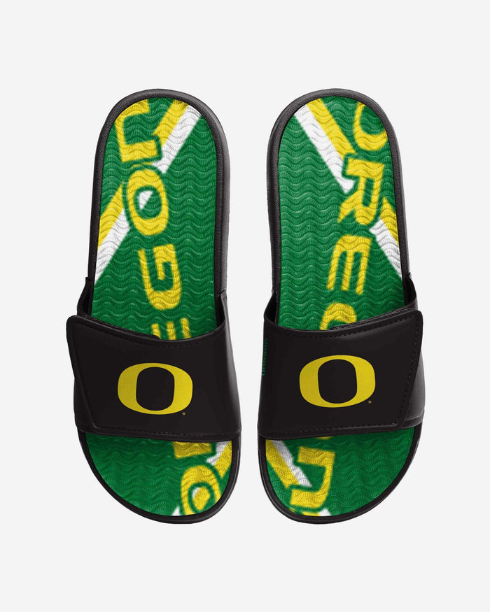 Oregon Ducks Bold Wordmark Gel Slide FOCO S - FOCO.com