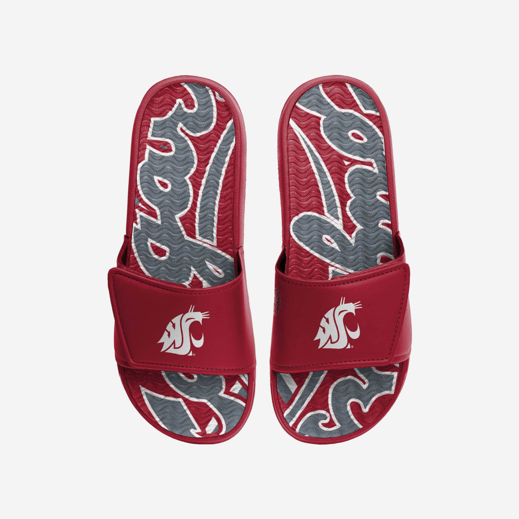 Washington State Cougars Bold Wordmark Gel Slide FOCO S - FOCO.com