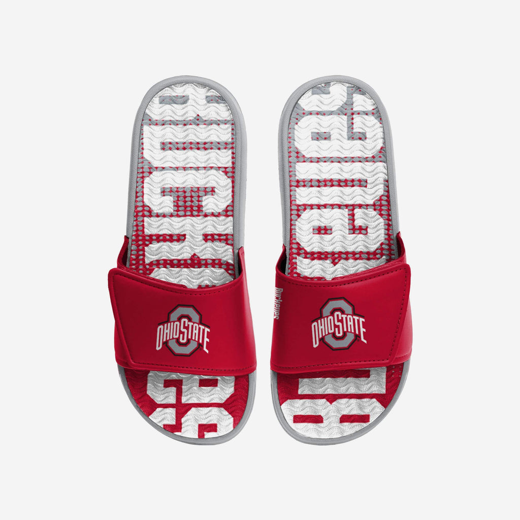 Ohio State Buckeyes Gradient Wordmark Gel Slide FOCO S - FOCO.com