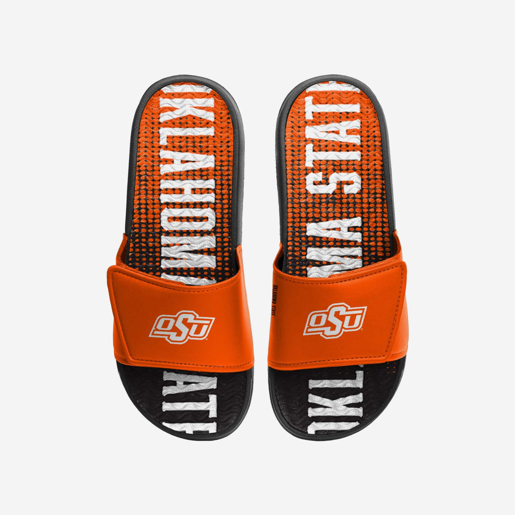 Oklahoma State Cowboys Gradient Wordmark Gel Slide FOCO S - FOCO.com