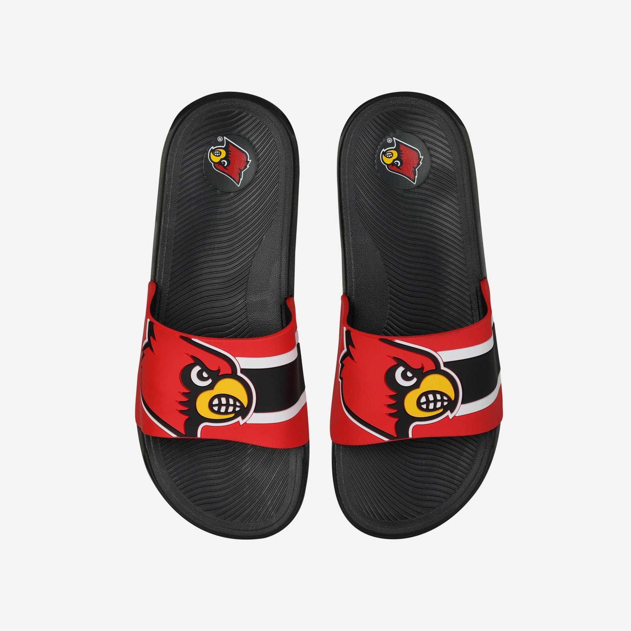 FOCO Men's and Women's Louisville Cardinals Big Logo Flip-Flops