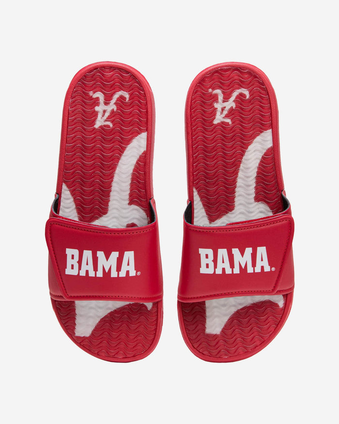 Alabama Crimson Tide Wordmark Gel Slide FOCO S - FOCO.com