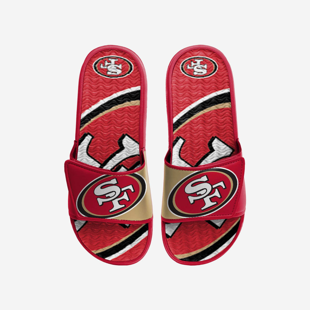 San Francisco 49ers Colorblock Big Logo Gel Slide FOCO