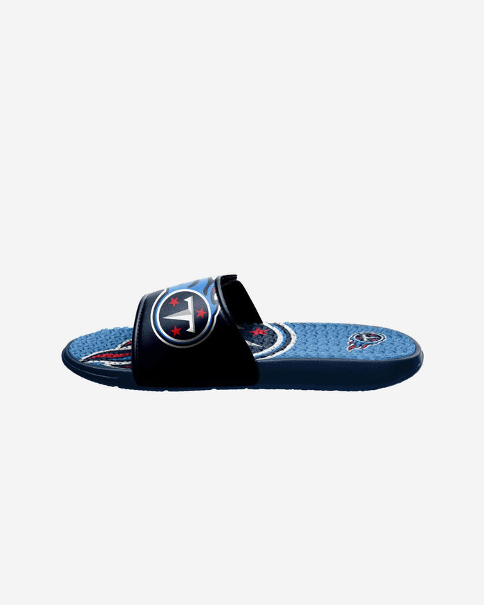 Tennessee Titans Youth Colorblock Big Logo Gel Slide FOCO - FOCO.com