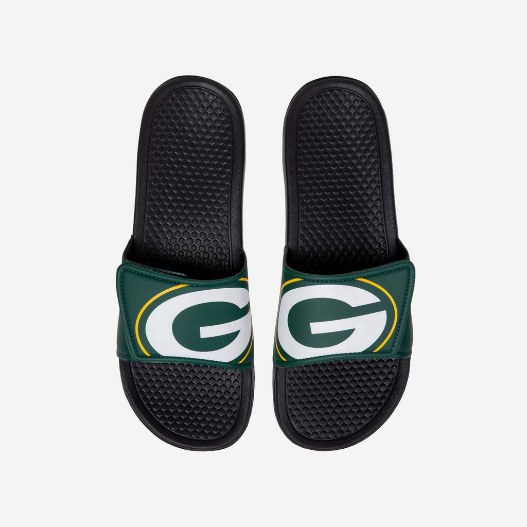 Green Bay Packers Cropped Big Logo Slide FOCO S - FOCO.com