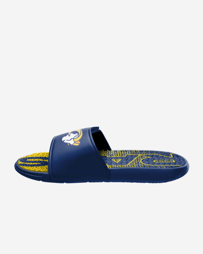 Los Angeles Rams Gradient Wordmark Gel Slide FOCO - FOCO.com