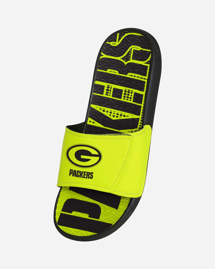 Green Bay Packers Highlights Gel Slide FOCO - FOCO.com